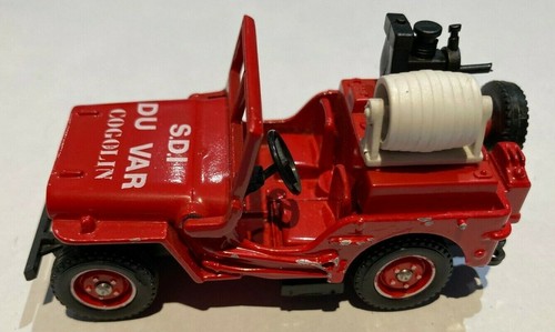Solido pompier 1322 jeep - n°1322,,