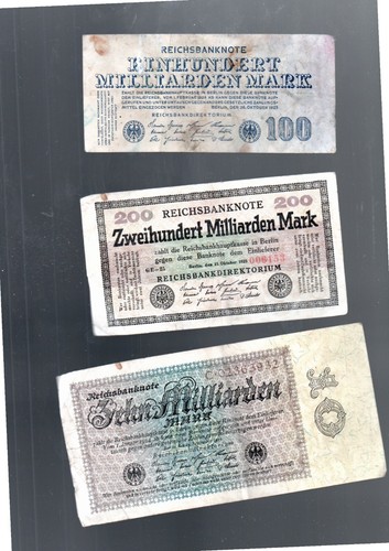 Lot billet allemand 1923 - 1923, 10