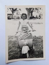 PHOTO : SCOOTER VESPA  - MC AZUREEN TOULON ANNEES 50 / ORIGINAL