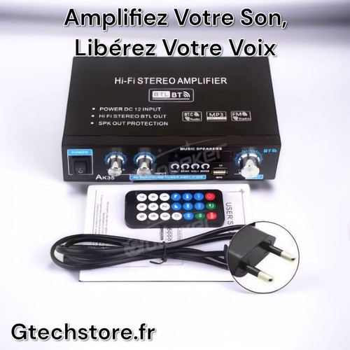 Amplificateur audio bluetooth - amplificateur,