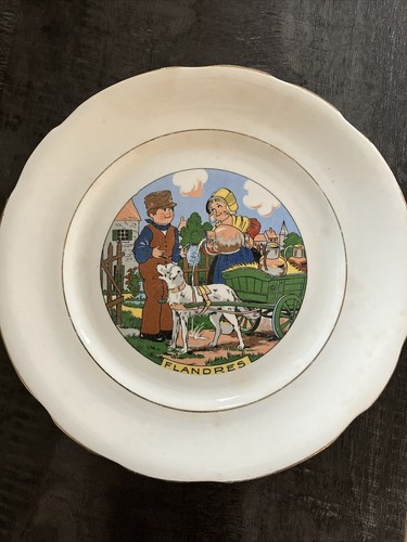Assiette personnage region - de,
