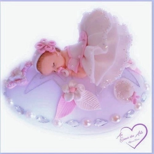 Galet lumineux avec bébé - lumineux,