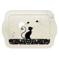 Mini plateau en mélamine Chat
