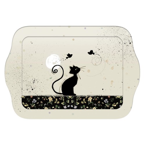 Mini plateau mélamine chat - mélamine,