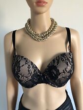 Soutien gorge noir et beige