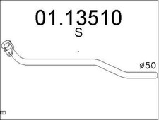 TUYAU D'éCHAPPEMENT MERCEDES