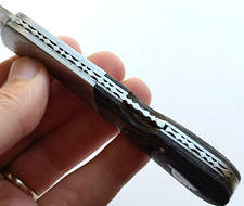 couteau Corse Vendetta 11cm bois inox 440C nacre artisanal folding knife