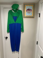 Mario bros luigi costume - mario, adult