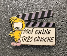 Pin’s Cinéma BD Le Piaf Clap Moi Ch’uis Très Cinoche (1497)