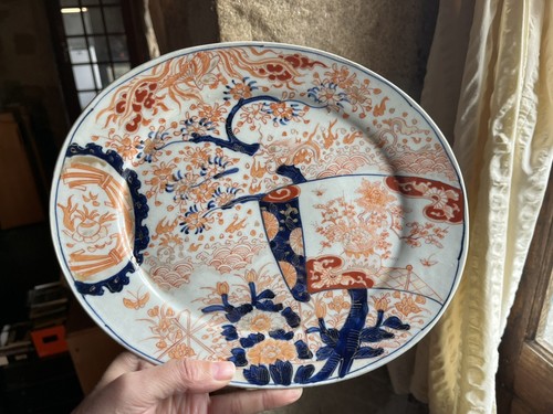 Plat imari porcelaine - plat, imari,