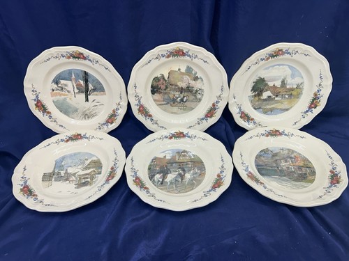 Anciennes assiettes plates - anciennes,