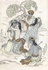 Rare gravure érotique signée