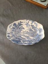 Lunéville "English Style" Plat ovale  faïence style anglaise parfait état