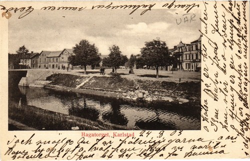 Sweden karlstad hagatorget - pc,