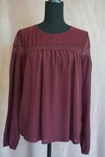 Xhilaration Maroon Flowy