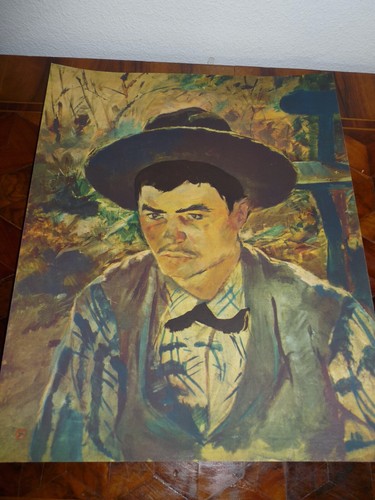 Rare lithographie couleur
