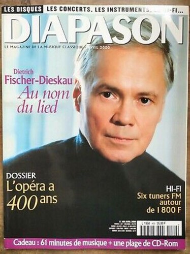 Diapason magazine de la - magazine,