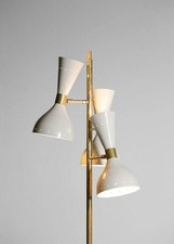Lampadaire diabolo laiton - diabolo, en