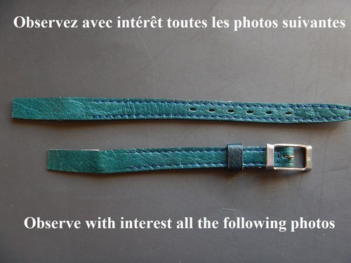 Bracelet cuir veau - mm,