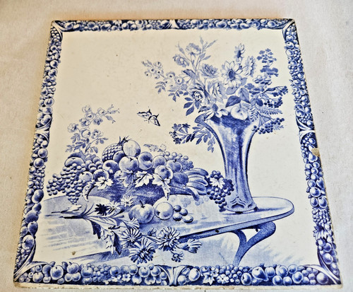 Ancien carreau faience - ,