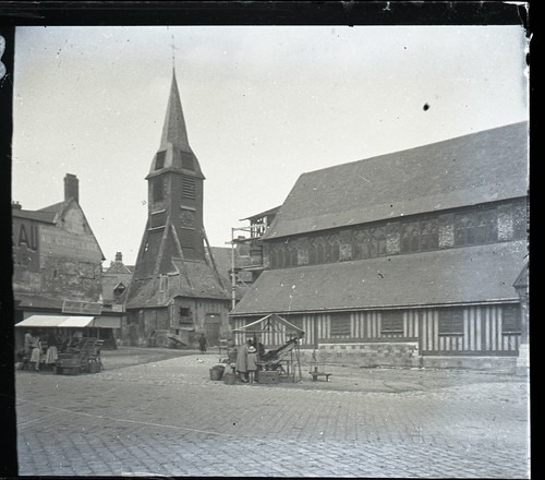 Honfleur 1920 place - 1920,