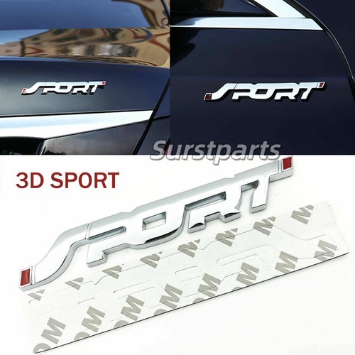 1pc car metal sport logo - car, 3d