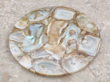 Table En Agate Naturelle Fait
