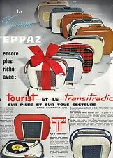 PUBLICITE ADVERTISING 034 1964 TEPPAZ Le Tourist et le Transitradio