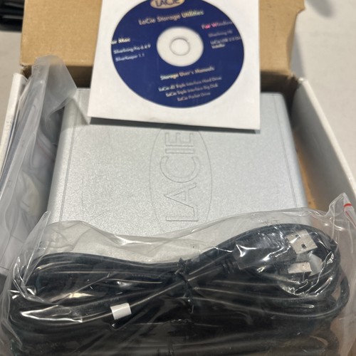 Lacie 250gb external quadra - ,