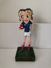 Figurine de Betty Boop Footballeuse en résine peinte à la main n°13 de 15 cm M6