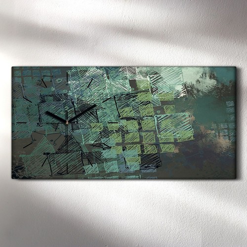 Horloge décorative sur toile