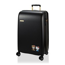 Valise Sifre taille L avec porte-gobelet SA21. Noir Monchhichi x Hello Kitty