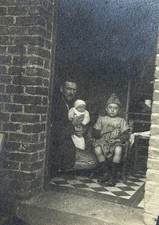 PHOTO POILU ENFANT TENUE SOLDAT FAMILLE 1914 1915 FRANÇAIS 14 18 WWI WW1