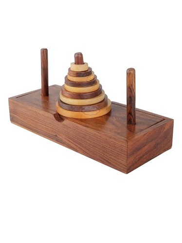 Jeu puzzle bois tour de - jeu,