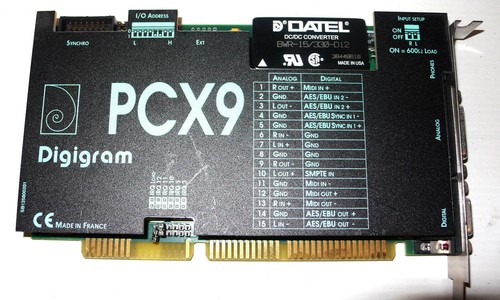 Digigram pcx9 broadcast audio - broadcast,