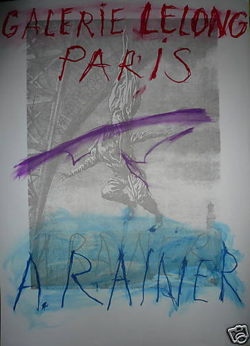 Arnulf rainer affiche - rainer, en