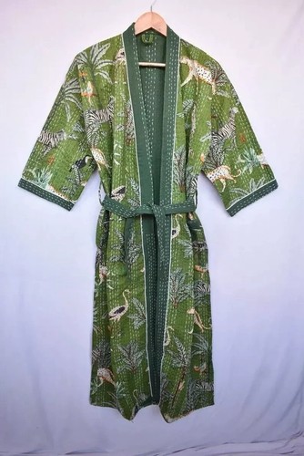 Veste longue kimono kantha