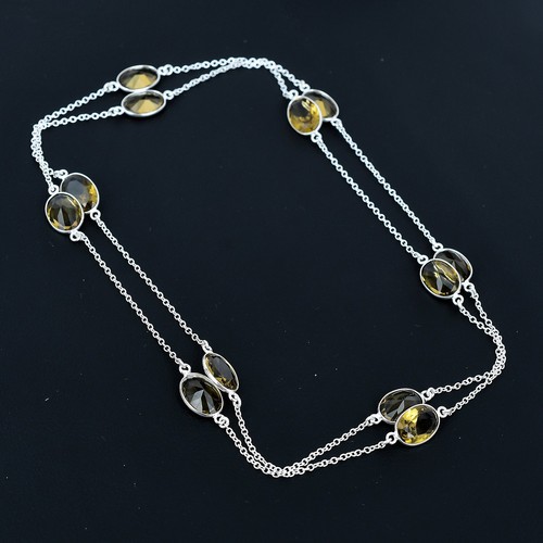 Collier cadeau ovale - , pierres
