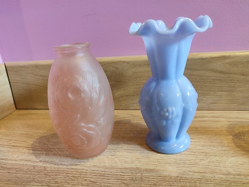 Petit vase soliflore - vase, opaline