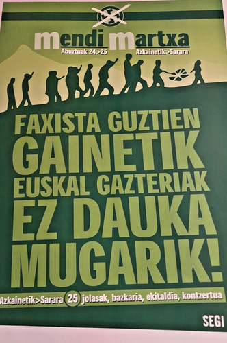 Affiche entoilee mendi - affiche,