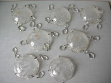 Lot de 7 anciennes bobèches