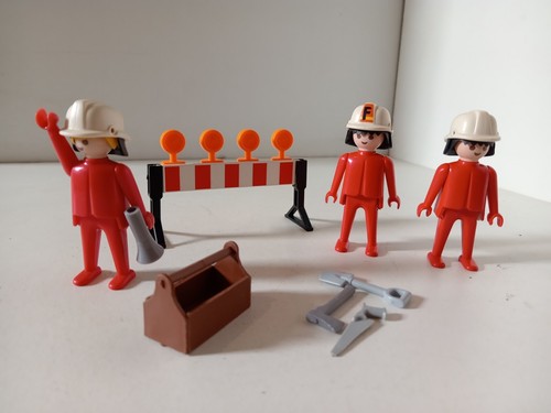 Playmobil scène travaux