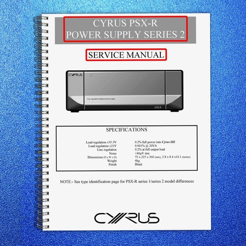 Cyrus psx power - cyrus, psx-r