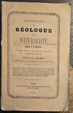 Itinéraire du géologue et du