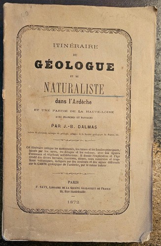 Itinéraire géologue du - itinéraire,