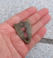 1 ENTRÉE DE CLÉ SERRURE ANCIENNE "coeur" LOUIS PHILIPPE, BRONZE,MEUBLE  N°93