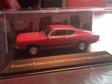 PLYMOUTH BARRACUDA SPORTS 1968 AMERICAN CARS 1/43 ixo Altaya