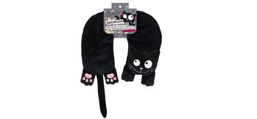The cat coussin - cat, nuque