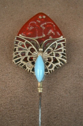 Epingle chapeau ancienne - epingle, à