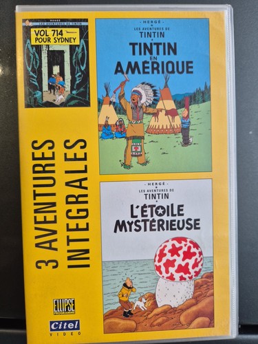 Vhs des aventures tintin - vhs,